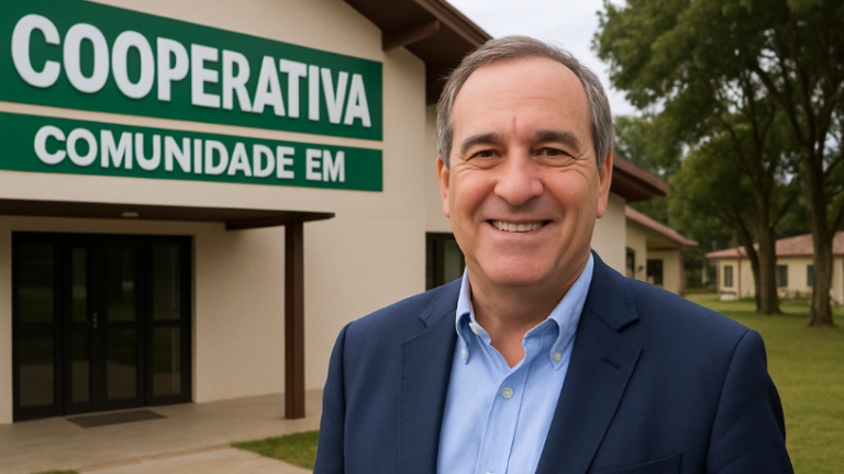 Aldo Vendramin destaca o impacto social e econômico que o cooperativismo gera nas comunidades locais.