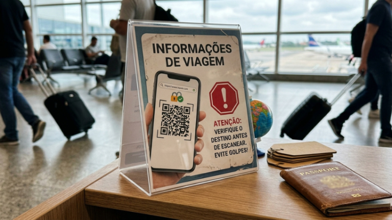 Golpes com QR Code em viagens: como identificar fraudes antes de pagar ou reservar um serviço